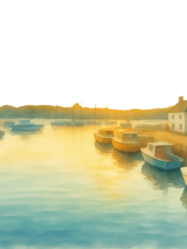 Fishing boats and small vessels in Weymouth Harbour on the Dorset coast.